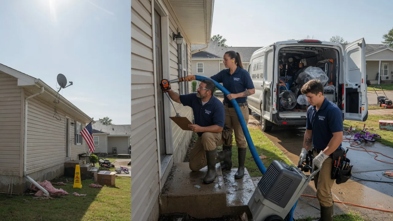 Ceiling Water Damage Restoration in Oxford, AR near me